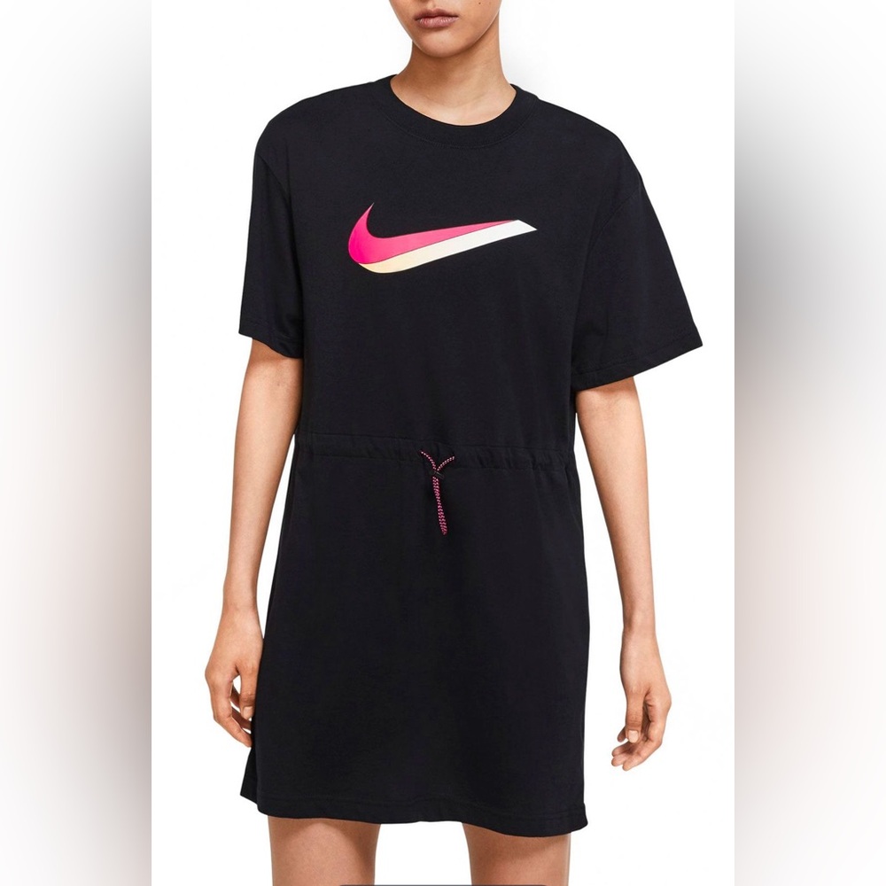 NWT NIKE Loose Fit Black Mini Dress
